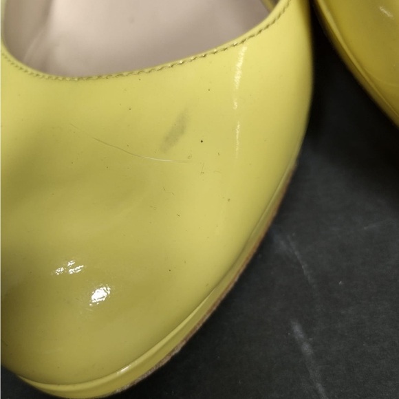 LK Bennett Yellow Slingback Heels size 8.5 pre owned Exellent condition - Picture 7 of 12